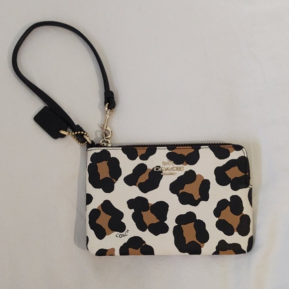 Coach Handbags - Cheetah coach wristlet